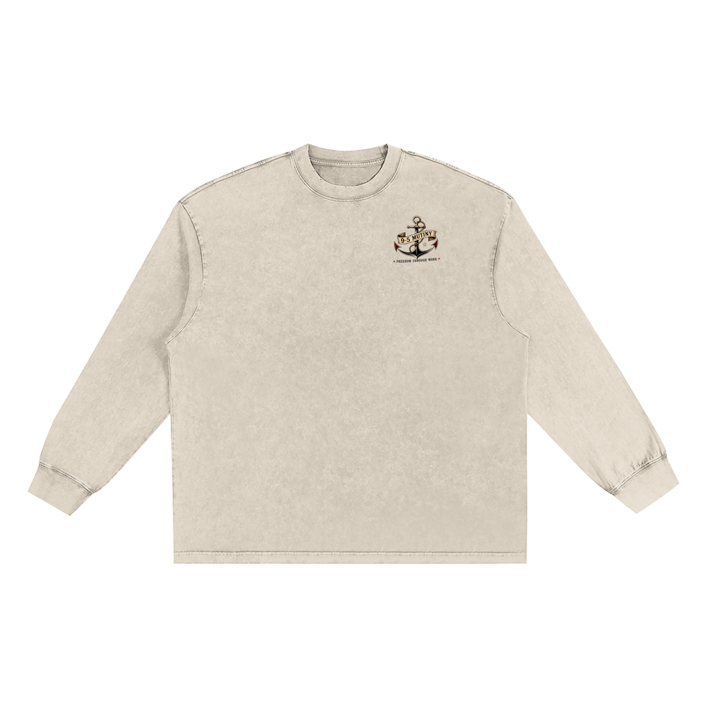 9-5 Mutiny Sea Washed Crew Neck